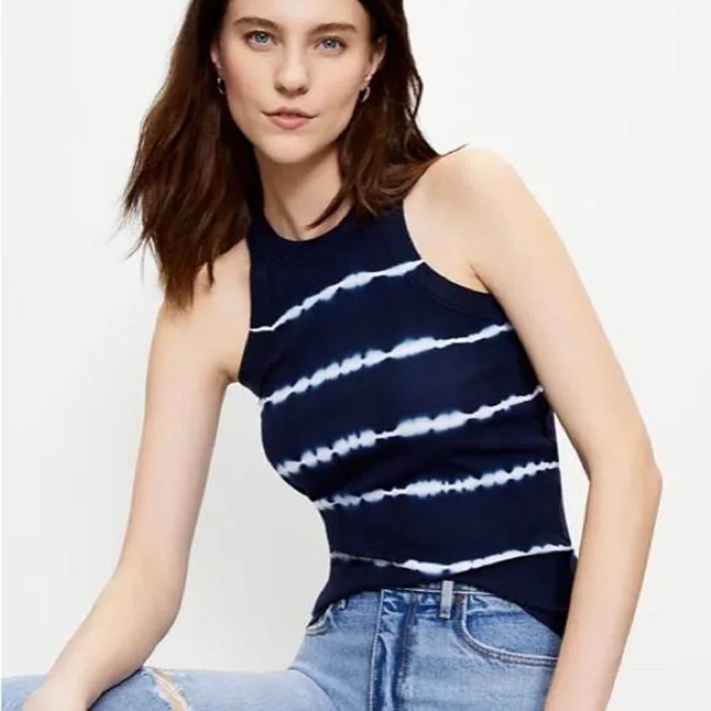 LOFT Tie Dye tank—Size medium